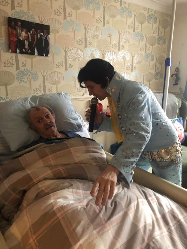 Elvis Impersonator Bedside Visit