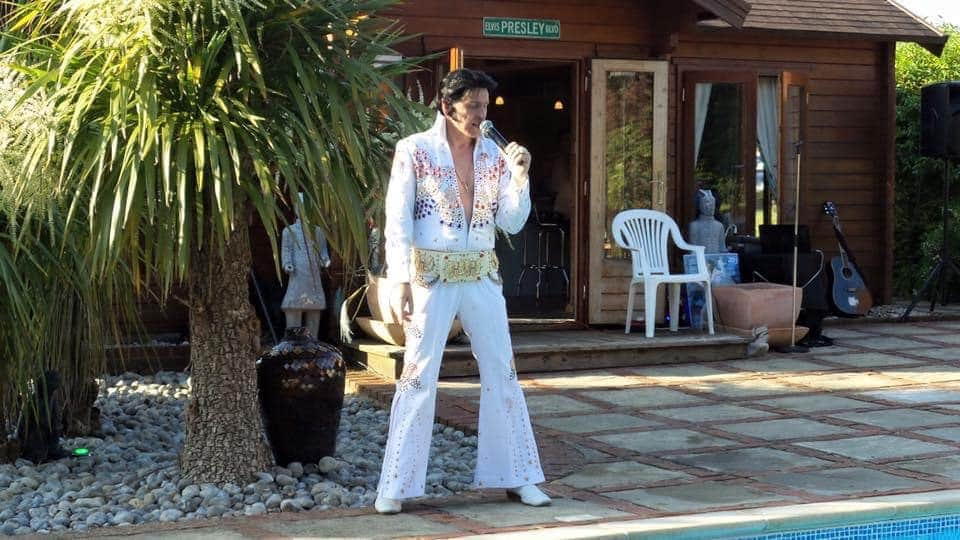 elvis outdoor garden party 